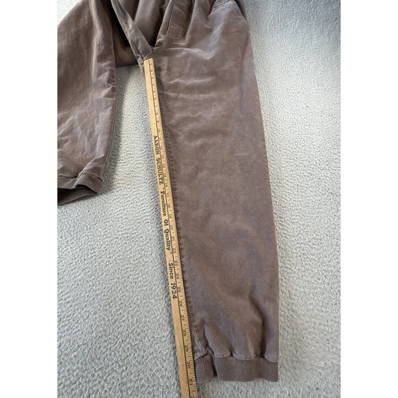 Crazy Shirts Hawaii Pants Mens Large Joggers Chocolate Dyed Beige Drawstring - Picture 3 of 15